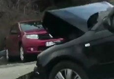 Катастрофа на бул България в платното на влизане от Русе