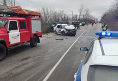 Тежка катастрофа стана днес към 13 00 часа на пътя Русе Бяла Един