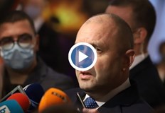 Президентът Румен Радев даде изявление пред медиите и коментира рокадата