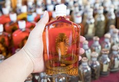 Мъжът купил три бутилки от т нар змийско вино за