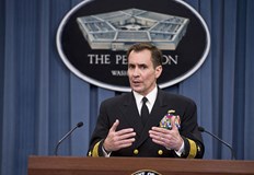 Това каза на брифинг Джон КърбиПентагонът обвини в понеделник Русия