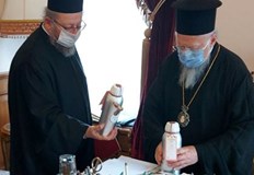 Патриарх Вартоломей и митрополит Наум обсъдиха и със загриженост войната
