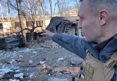 Силен обстрел е имало по различни цели в КиевПри удар