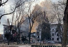 В района има танкове и артилерийски обстрели и всякакви оръжия