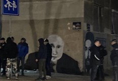 На една от централните улици в сръбската столица Белград тази