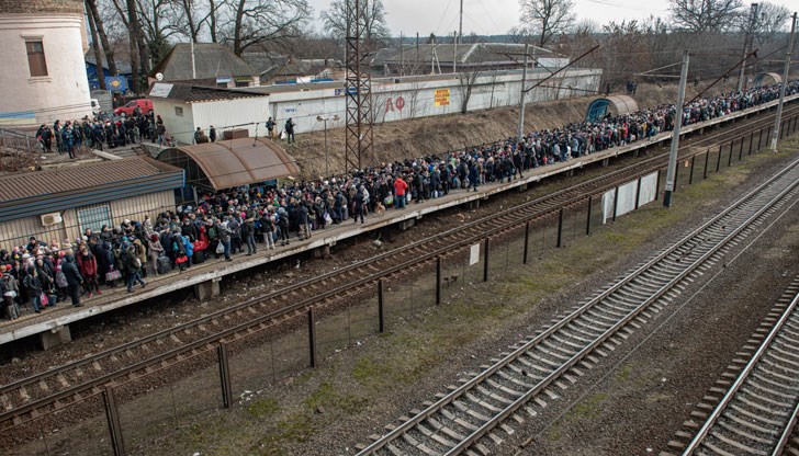 Вчера е отбелязан рекорд, като на полска територия са преминали 129 000 украински бежанци