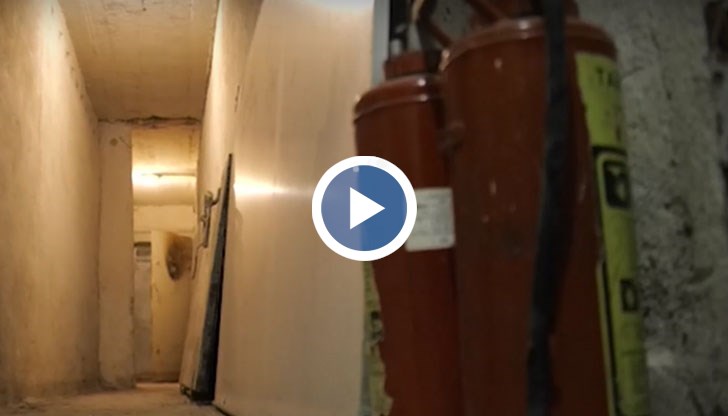 Кадри от това, което е под софийско училище