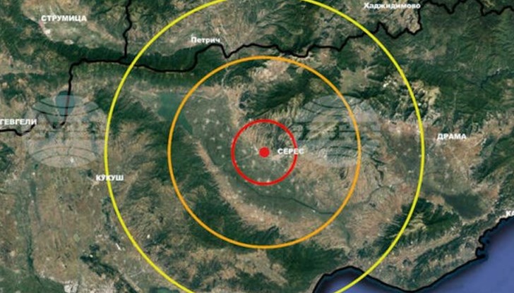 В 07:48 часа българско време днес е регистрирано земетресение с магнитуд 3,3 на територията на Гърция