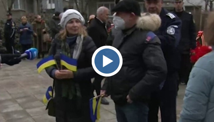 Напрежението заради конфликта между Русия и Украйна беляза и честванията в страната
