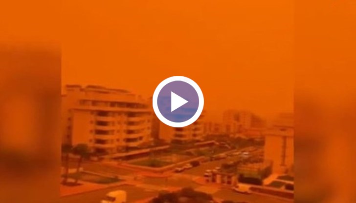 Опасно ли е оранжевото небе над България и какво време да очакваме до април?