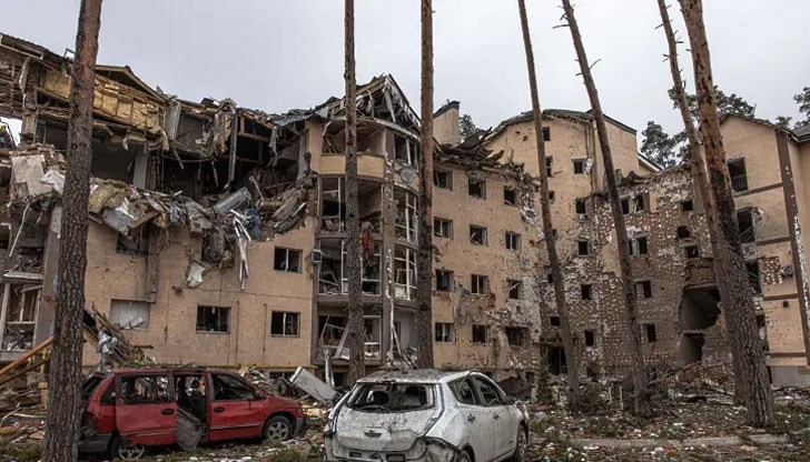 Градът се „унищожава от небето“, пише украински депутат