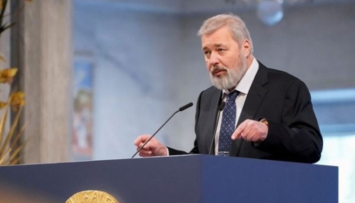 Това обяви днес главният редактор Дмитрий Муратов, един от носителите на Нобеловата награда за мир за миналата година Това обяви днес главният редактор Дмитрий Муратов, един от носителите на Нобеловата награда за мир за миналата година