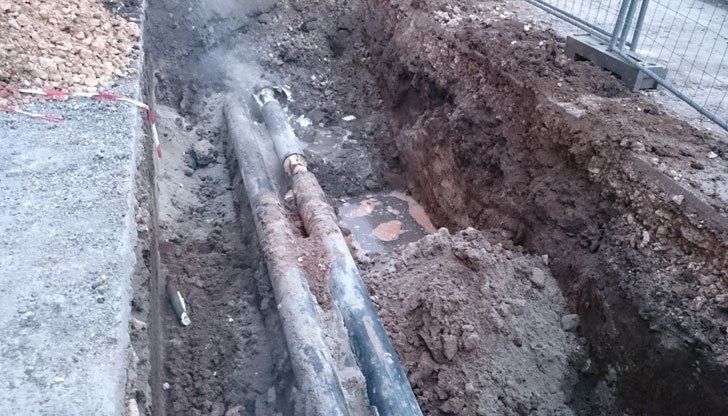 Причината е ремонт на разпределителен топлопровод