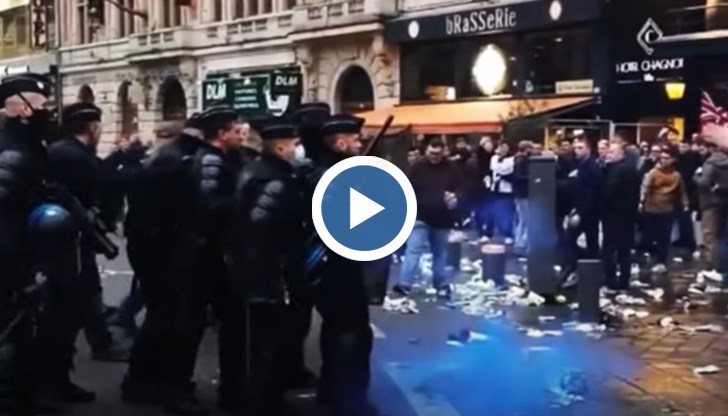 Френската полиция използва сълзотворен газ