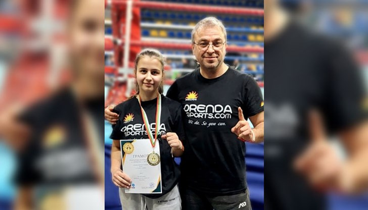 Сияна Дичева стана Държавен шампион при момичетата до 14 години в категория до 51кг