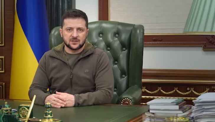 Обръщение на украинския президент Володимир Зеленски:Мъдри народе на силна държава!Днес