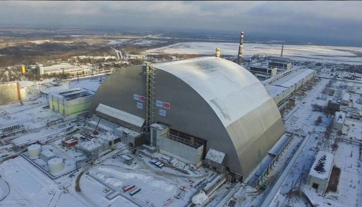 Руски удари са повредили високоволтов електропроводУкраинската атомна електроцентрала в Чернобил