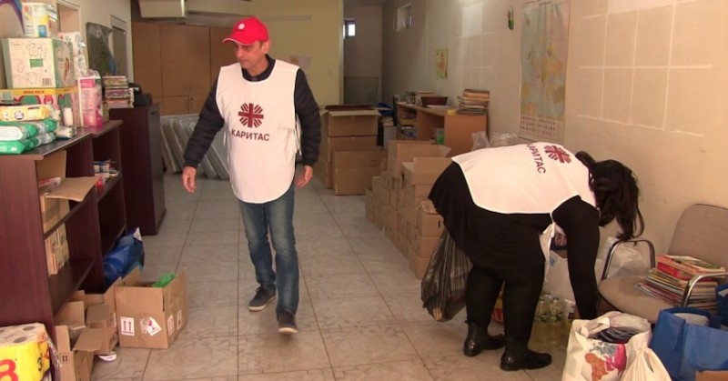 "Каритас" разкри хуманитарен център в помощ на украинските бежанци в