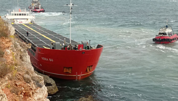 Главната причина за засядането на кораба "Вера Су" край Камен