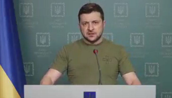 Президентът на Украйна Володимир Зеленски призова днес западните страни да