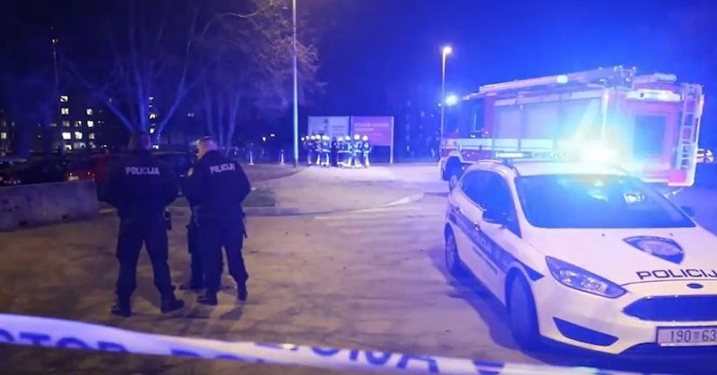 Експлозия стресна Загреб​. Инцидентът е станал снощи в квартал "Ярун"