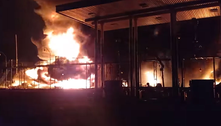 Два пожара избухнаха в Житомир и село ЧерниаховПричината е въздушна