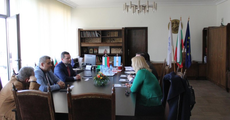 Кметът на Русе Пенчо Милков посрещна днес посланика на Аржентина