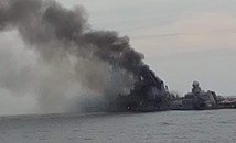 Първи снимки на крайцера "Москва" от морското дъно