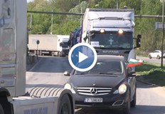 Протест на превозвачите се състоя и в РусеКамионите направиха автошествие по