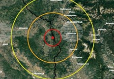 Земетресение с магнитуд 3 9 е регистрирано на 40 км източно