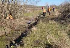 Завършиха дейностите по почистването и продълбочаването на коритото на дерето