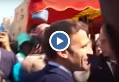 Инцидентът се случи на първата публична изява на Макрон след