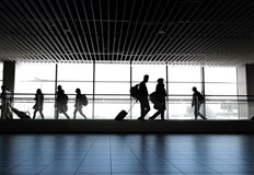 Сцени на паника бяха предизвикани вчера на израелско летище след