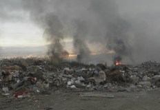 Пожарът на Регионално депо за отпадъци Русе не е оказал въздействие