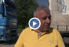 Превозвачът Станимир Ангелов бе един от участниците в днешния протест