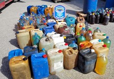 Общо 1804 литра горива дизел бензин и биодизел задържаха митническите