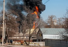 Мощна експлозия събудила жителите на руския град през нощтаПоредица от