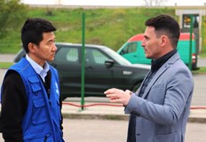 Създадената организация на предварителния приемателен пункт на ГКПП Дунав мост