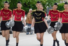 Около 360 мажоретки от 9 града на България предвождани от