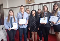 Два златни медала за МГ Баба Тонка на Ученическата сесия на