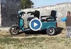 Откриха открадната специализирана триколка на дете с увреждания във ВидинТя