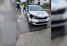 Катастрофа с патрулка стана днес във ВрацаОтнето предимство е причината за
