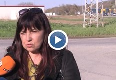 Протест срещу опашките от тирове в Русе Хората от съседния град Мартен