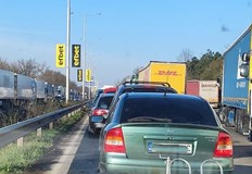 Голямо задръстване на пътя Русе Силистра до Мартен Затова алармират