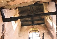 Причините за огъня се изясняватПожар в църквата Свети Николай в