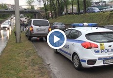 Катастрофа под моста на ул Тулча в Русе временно затрудни движението тази вечерЛек