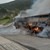 Пътнически автобус изгоря край Клисура