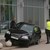 Кола "паркира" върху ограничителните топки пред мола в Русе