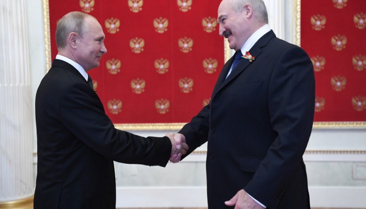 Руският президент изпрати поздравителна телеграма на беларуския си колега