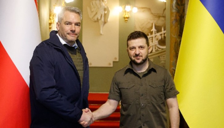 Австрийският канцлер се срещна с президента на Украйна